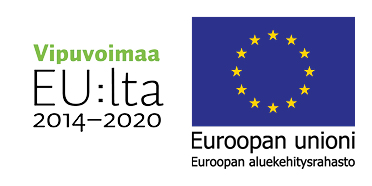 Logonauha, jossa on Euroopan aluekehitysrahaston ja Vipuvoimaa EU:lta -logot.