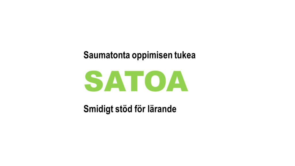 Satoa-hankkeen sanallinen logo